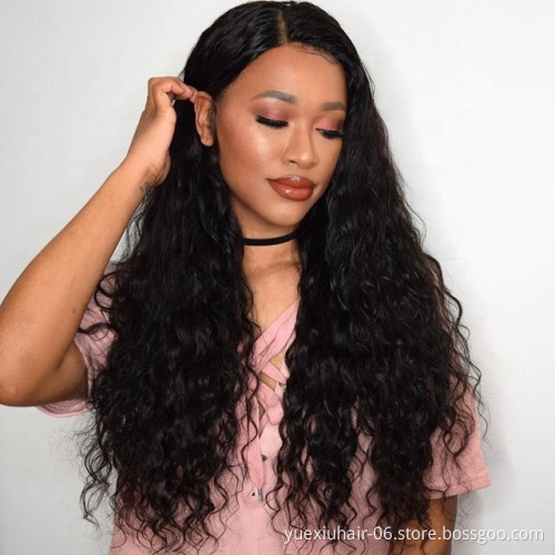 2019 New Arrival Lace Closure 360 Frontal Human Hair Cuticle Aligned Water Wave Swiss Lace Frontal